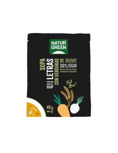 Sopa de letras con verduras Bio sobre 40g NaturGreen